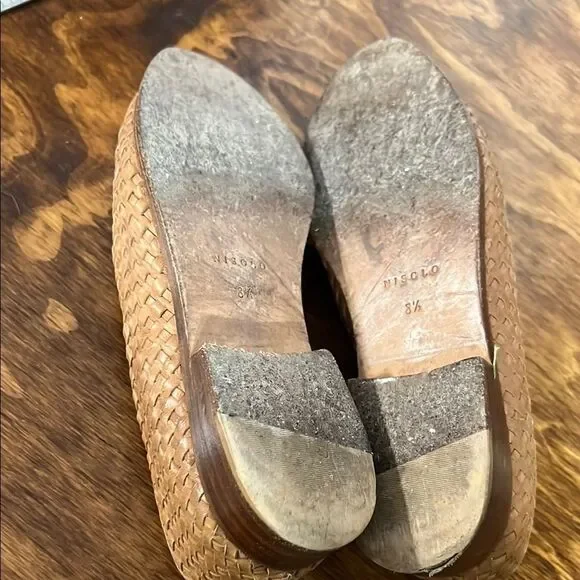 Nisolo Tan Woven Leather Loafers - Picture 5 of 10